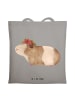Mr. & Mrs. Panda Tote Bag Meerschweinchen Weisheit ohne Spruch in Light Grey