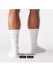 von Jungfeld Crew-Socken Embossed in Smiley - Pure White