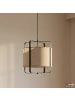 home24 Pendelleuchte SCOTTO in Beige / Schwarz