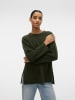Vero Moda Strickpullover in Rifle Green