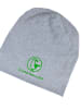 SCHIETWETTER Beanie mit Print Möwe in grey/neon green