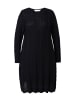 MIAMODA Strickkleid in schwarz