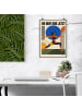 Mr. & Mrs. Panda Wandbild Yogi dynamisch Design mit Spruch in Weiß