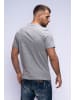 Jack & Jones T-Shirt Print - ELEMENTS TEE SS CREW NECK in Light Grey Melange