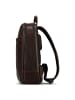 Jost Glasgow Daypack RFID Schutz Leder 44 cm Laptopfach in brown