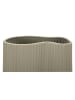 Mauro Ferretti Beige Metallvase 21x12x36 cm