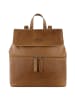 KLONDIKE 1896 Gold Mike City Rucksack Leder 30 cm in cognac