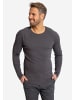 elkline Langarmshirt Longsleeve enganliegend in greymelange