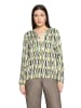 CARTOON Casual-Bluse mit Muster in Green/Blue