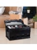 relaxdays 2x Klappbox in Grün - (B)58,5 x (H)32,5 x (T)39,5 cm