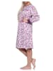 NORMANN Nachthemd langarm Kuschel interlock - 76110 in rosa