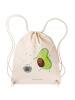 Mr. & Mrs. Panda Baumwollbeutel Avocado Tanzen ohne Spruch in Creme