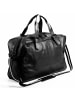 BACCINI Leder-Reisetasche Leder Weekender Unisex ROBERTO in schwarz