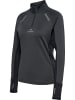 Newline T-Shirt L/S Nwlmesa 1/2 Zip L/S Woman in BLACK MELANGE