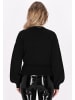 faina Damen Cardigan in Schwarz