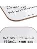 Mr. & Mrs. Panda Untersetzer Spruch Volleyball Sprung mit Spruch in Weiß