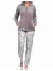 NORMANN Hausanzug Homewear Coralfleece Animal Look - 76690 in braun
