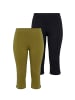 Ulla Popken Leggings in oliv