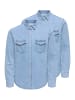 ONLY & SONS Jeanshemd Bane in Blue denim