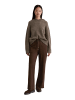 Marc O'Polo Twill-Jerseyhose wide in shaded brown