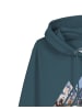 wat? Apparel Sweatshirt Geometric Landscape in Petrol