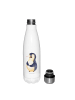 Mr. & Mrs. Panda Thermosflasche Pinguin Diät ohne Spruch in Weiß
