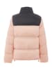 UCY Wattierte Steppjacke in Pfirsich Schwarz
