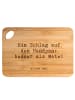Mr. & Mrs. Panda Holzbrettchen Spruch Handpan Zauber mit Spruch in Braun