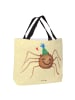 Mr. & Mrs. Panda Shopper Spinne Agathe Party ohne Spruch in Gelb Pastell