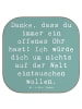 Mr. & Mrs. Panda Tassenuntersetzer Spruch Freund fürs Leben mit ... in Meeresbrise