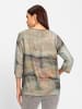 Heine Druckbluse in sand-khaki-bedruckt