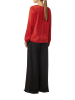 comma Bluse langarm in Rot
