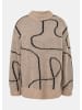 comma Strickpullover langarm in Beige