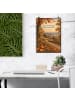 Mr. & Mrs. Panda Posterdruck Landschaft nostalgisch Design mit S... in Weiß