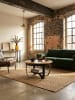 KADIMA DESIGN Couchtisch | Mango/Metall, 60x34x60cm, Industrial, Rund
