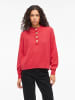 Vila Strickpullover in Hibiscus