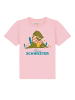 wat? Apparel T-Shirt Krokodil Kleine Schwester in Rosa