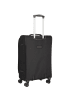 D&N Travel Line 6704 4-Rollen Trolley 65 cm in schwarz
