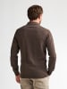 Petrol Industries Langarm-Strickpolo-Shirt ironbridge in Braun
