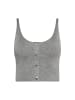 NAEMI Damen Tank Top in Grau Melange