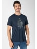 super.natural Merino T-Shirt in blau