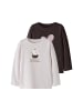 name it Pullover 'Katelin' 2er Pack in braun