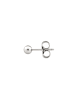 myMo ROCKS Women Stud Earrings in Silver