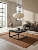 KADIMA DESIGN Couchtisch 60x60x35 cm Mango Massivholz / Metall Sofatisch