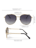 styleBREAKER Piloten Sonnenbrille in Anthrazit / Grau Verlauf