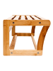 relaxdays Wandregal in Natur - (B)60 x (H)20 x (T)26 cm