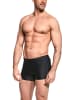 Aquarti Aquarti Herren Badehose Kurz mit Kontrastpaspel in schwarz Modell 2