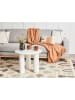 Beliani Couchtisch SENOIA in Weiß - (W) 60 x (H) 46 x (L) 60 cm