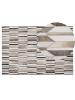 Beliani Patchwork KULALAR in Braun/Beige - (W) 140 x (H) 1 x (L) 200 cm