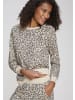 VIVANCE DREAMS Pyjama in creme-schwarz-gemustert